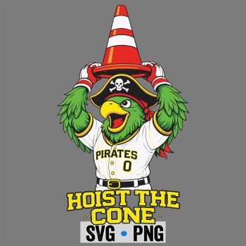 Pirates Hoist The Cone Funny Saying Baseball SVG PNG