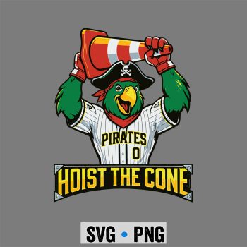 Pirates Hoist The Cone Saying Baseball SVG PNG
