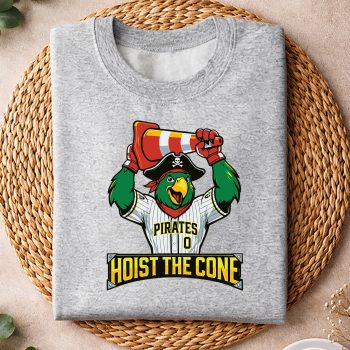 Alternative view of Pirates Hoist The Cone Saying Baseball SVG PNG