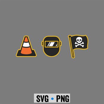 Classic Shop 13 Pittsburgh Hoist The Traffic Cone SVG PNG