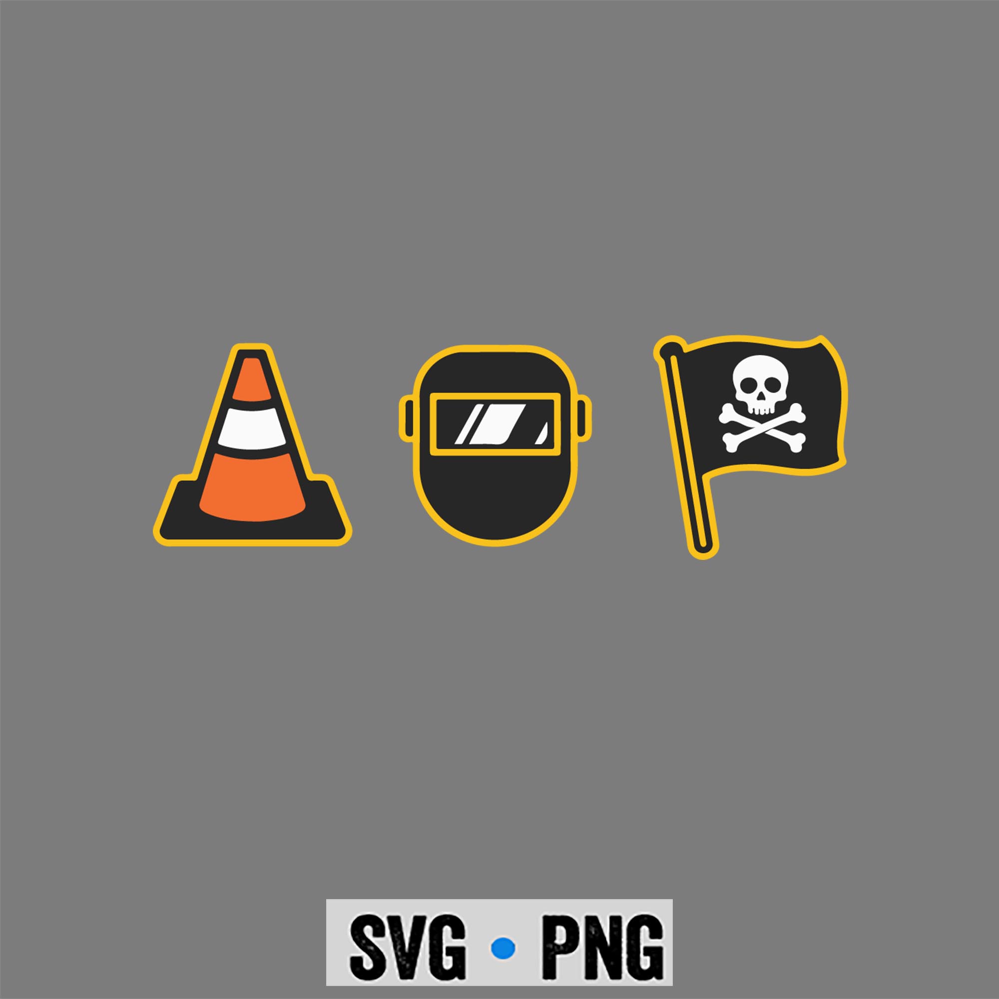 Pittsburgh Hoist The Traffic Cone SVG PNG 1 Pittsburgh Hoist The Traffic Cone SVG PNG