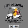 PoohAndWinnieGolfGetinLoserWeAreGoingtoLookforYourBallFunny