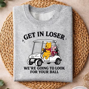 Alternative view of Pooh And Winnie Golf Get in Loser We Are Going to Look for Your Ball Funny SVG PNG