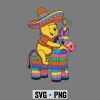 Pooh Bear Riding Pinata Cinco De Mayo Winnie Fiesta SVG PNG 6 PoohBearRidingPinataCincoDeMayoWinnieFiesta