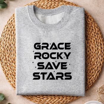 Alternative view of Project Hail Mary Grace Rocky Save Stars SVG PNG