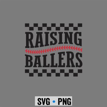 Raising Ballers Funny Mom Baseball SVG PNG