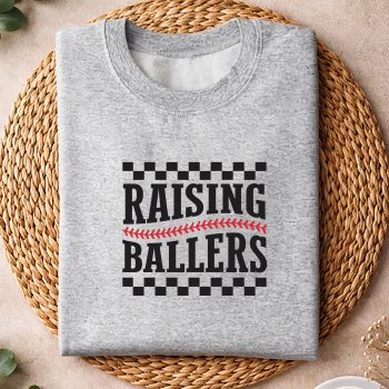 Alternative view of Raising Ballers Funny Mom Baseball SVG PNG