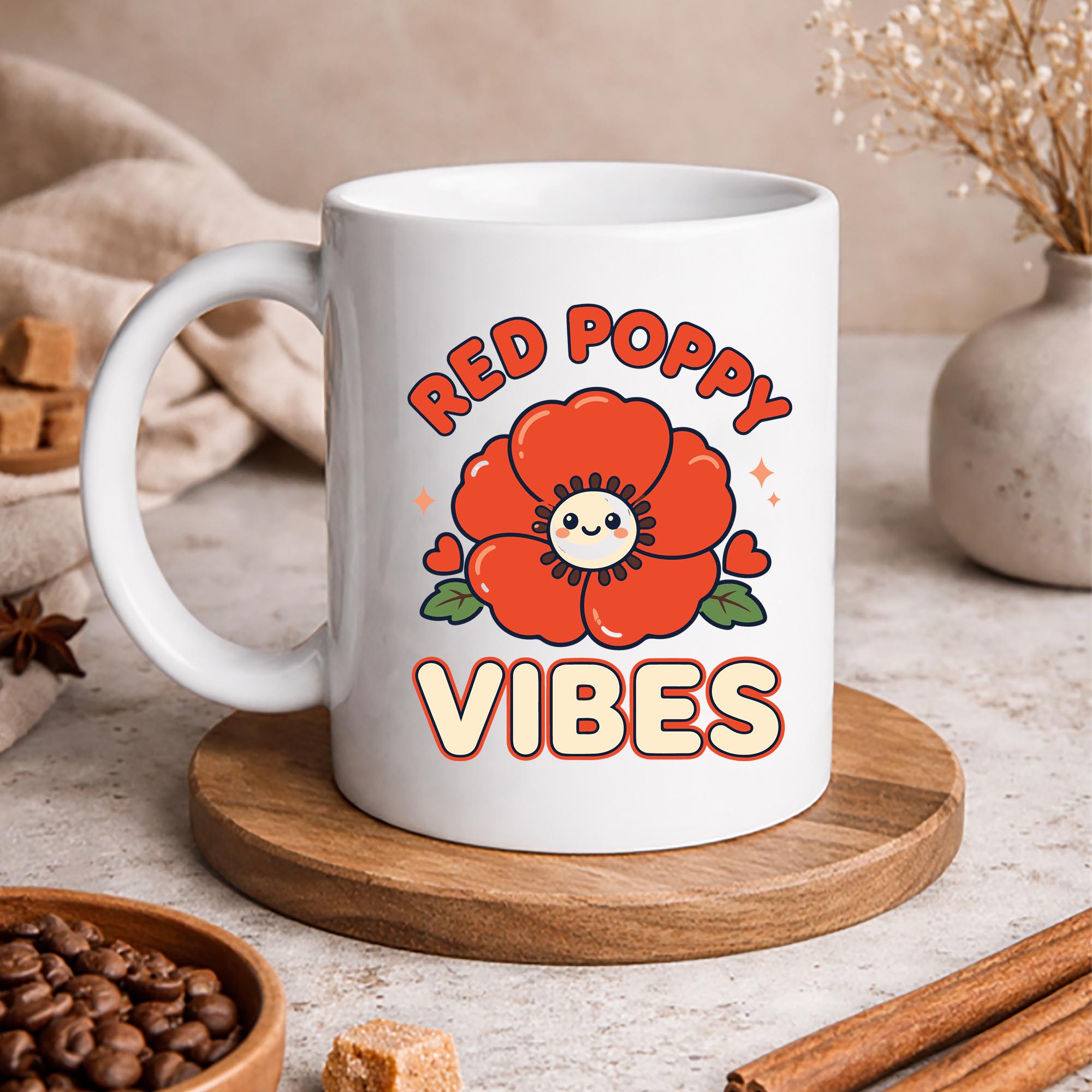 Flower, Red Poppy Vibes Floral SVG PNG 3 Flower, Red Poppy Vibes Floral SVG PNG - Image 3