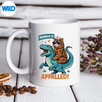Retro Mongo is Appalled Princess Cat Riding Dinosaur SVG PNG 5 RetroMongoisAppalledPrincessCatRidingDinosaurmug