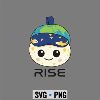 Rise Plush Space Moon SVG PNG