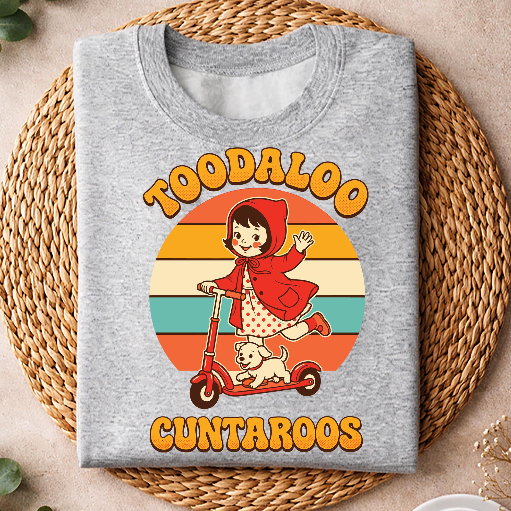 Sarcastic Toodaloo Cuntaroos Retro Girl Roller SVG PNG 2 Sarcastic Toodaloo Cuntaroos Retro Girl Roller SVG PNG - Image 2