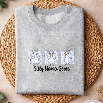 Alternative view of Silly Mama Goose Mothers Day SVG PNG