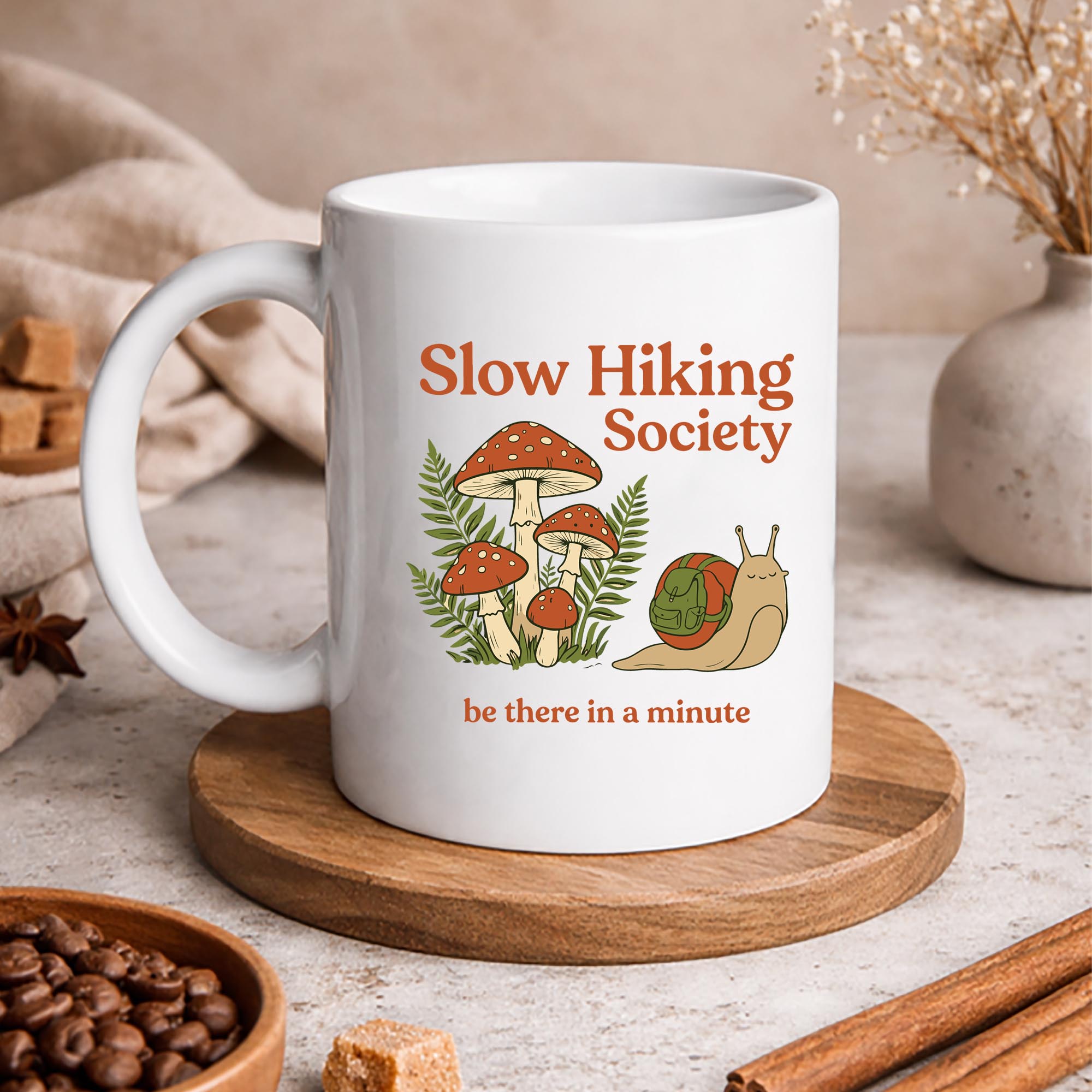 Slow Hikers Society Be There in A Minute Snail Hiking SVG PNG 3 Slow Hikers Society Be There in A Minute Snail Hiking SVG PNG - Image 3