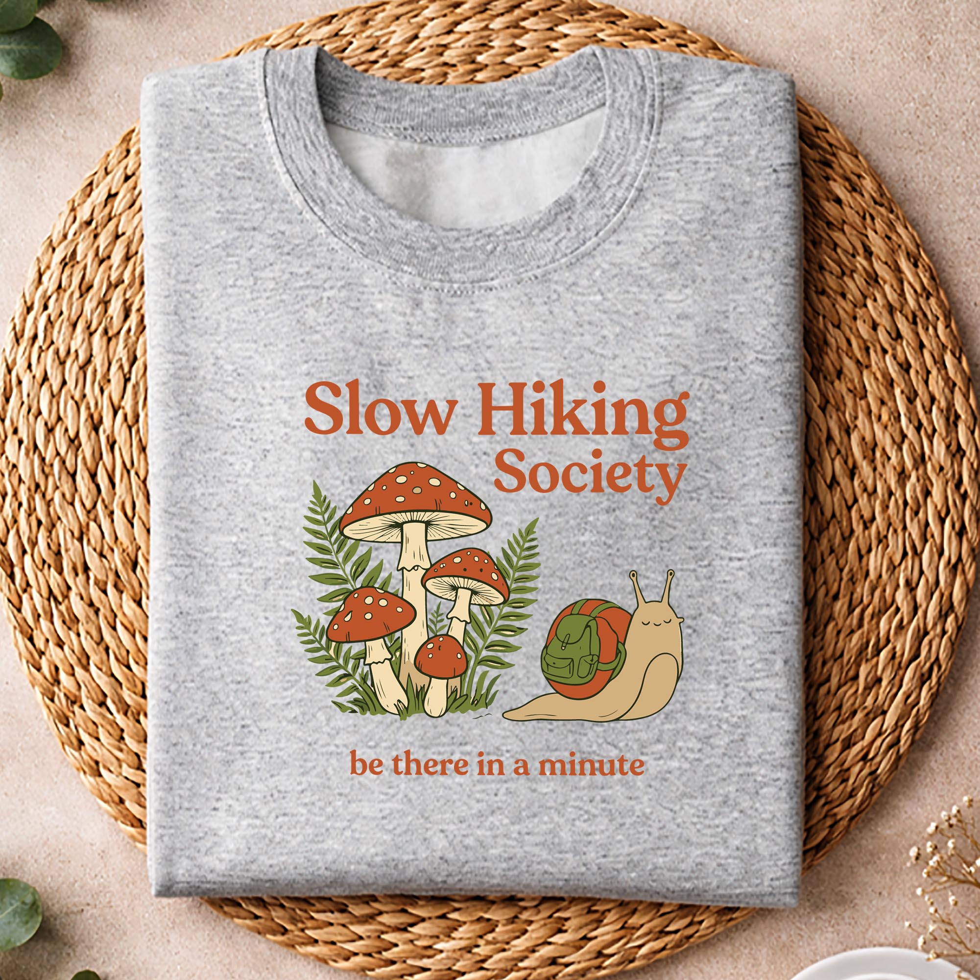 Slow Hikers Society Be There in A Minute Snail Hiking SVG PNG 2 Slow Hikers Society Be There in A Minute Snail Hiking SVG PNG - Image 2