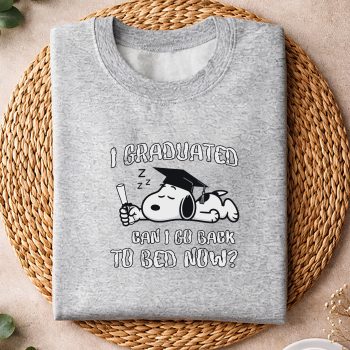 Alternative view of Graduation, Snoopy Graduation Kindergarten Graduated Can I Go Back To Bed Now SVG PNG