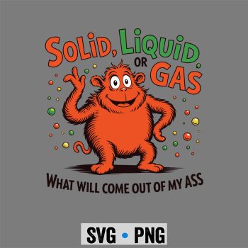 Classic Shop 9 Solid Liquid Or Gas Funny Cat Physics Science SVG PNG
