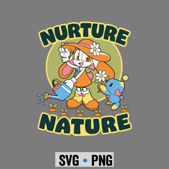Sonic The Hedgehog Chao Nurture Nature SVG PNG