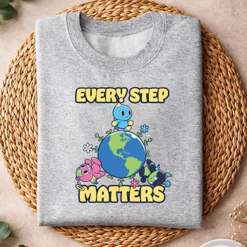 Alternative view of Sonic the Hedgehog Chao Earth Day Every Step Matters SVG PNG