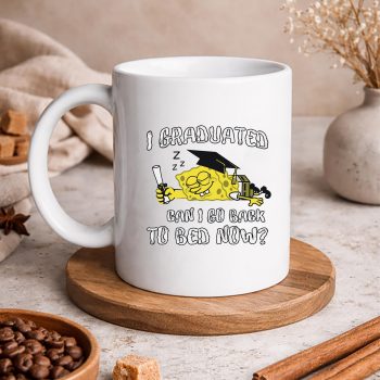 Graduation, Sponge Bob Graduation Kindergarten Graduated Can I Go Back To Bed Now SVG PNG 5 SpongeBobGraduationKindergartenGraduatedCanIGoBackToBedNowmug
