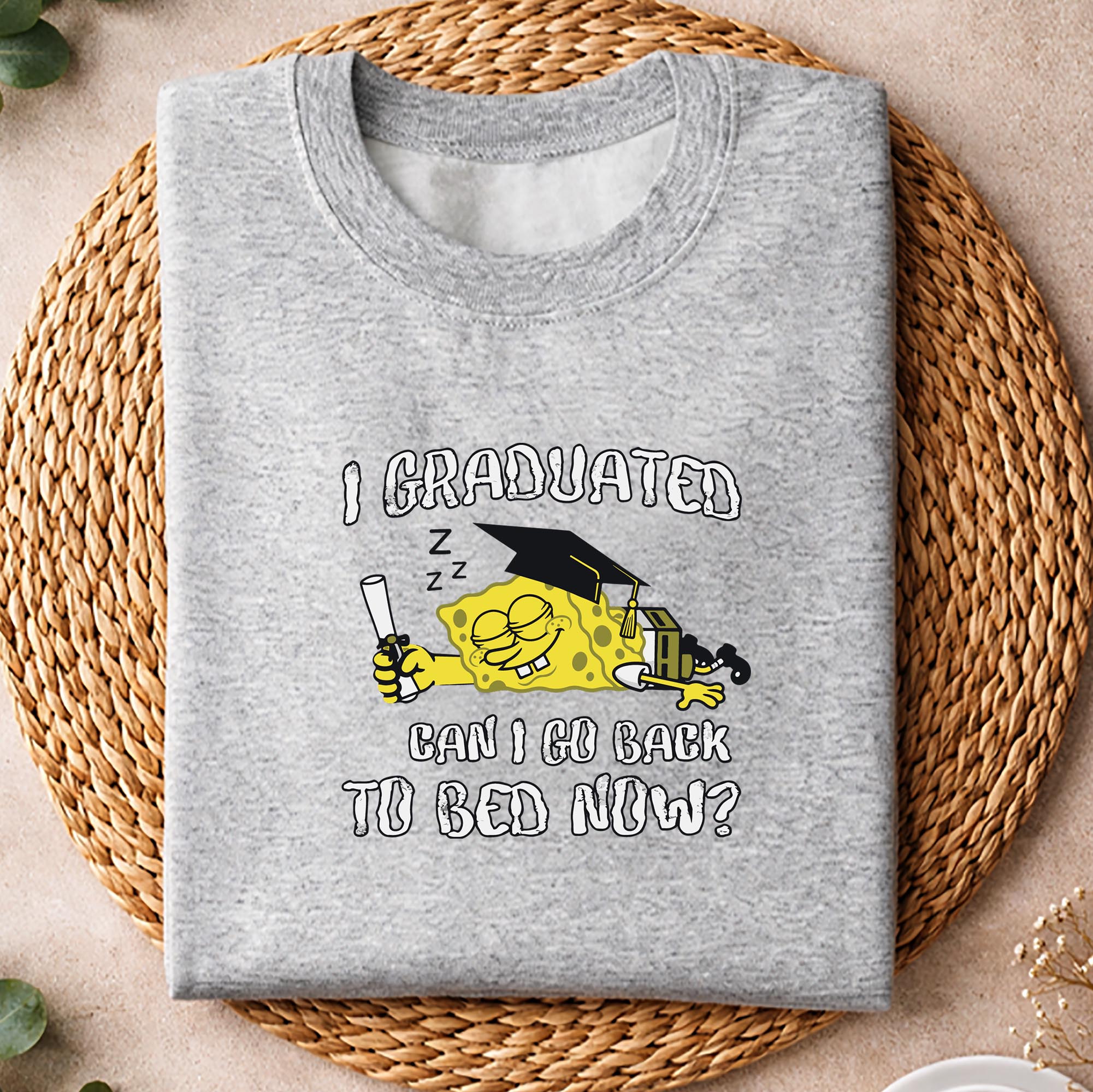 Graduation, Sponge Bob Graduation Kindergarten Graduated Can I Go Back To Bed Now SVG PNG 2 Graduation, Sponge Bob Graduation Kindergarten Graduated Can I Go Back To Bed Now SVG PNG - Image 2