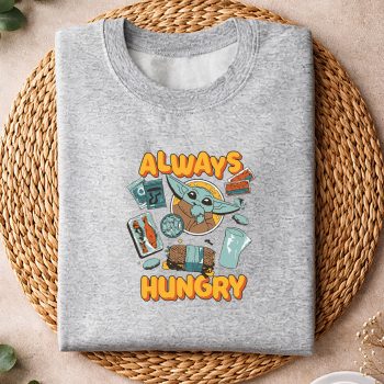 Alternative view of Star Wars The Mandalorian and Grogu Always Hungry Snacks SVG PNG