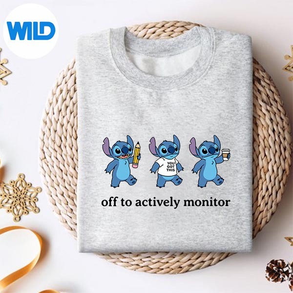 Stitch Off to Actively Monitor Teacher Testing Day SVG PNG 2 Stitch Off to Actively Monitor Teacher Testing Day SVG PNG - Image 2