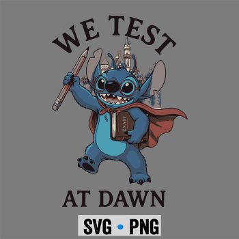 Stitch Test Day Coordinator Teacher Testing Day Exam SVG PNG