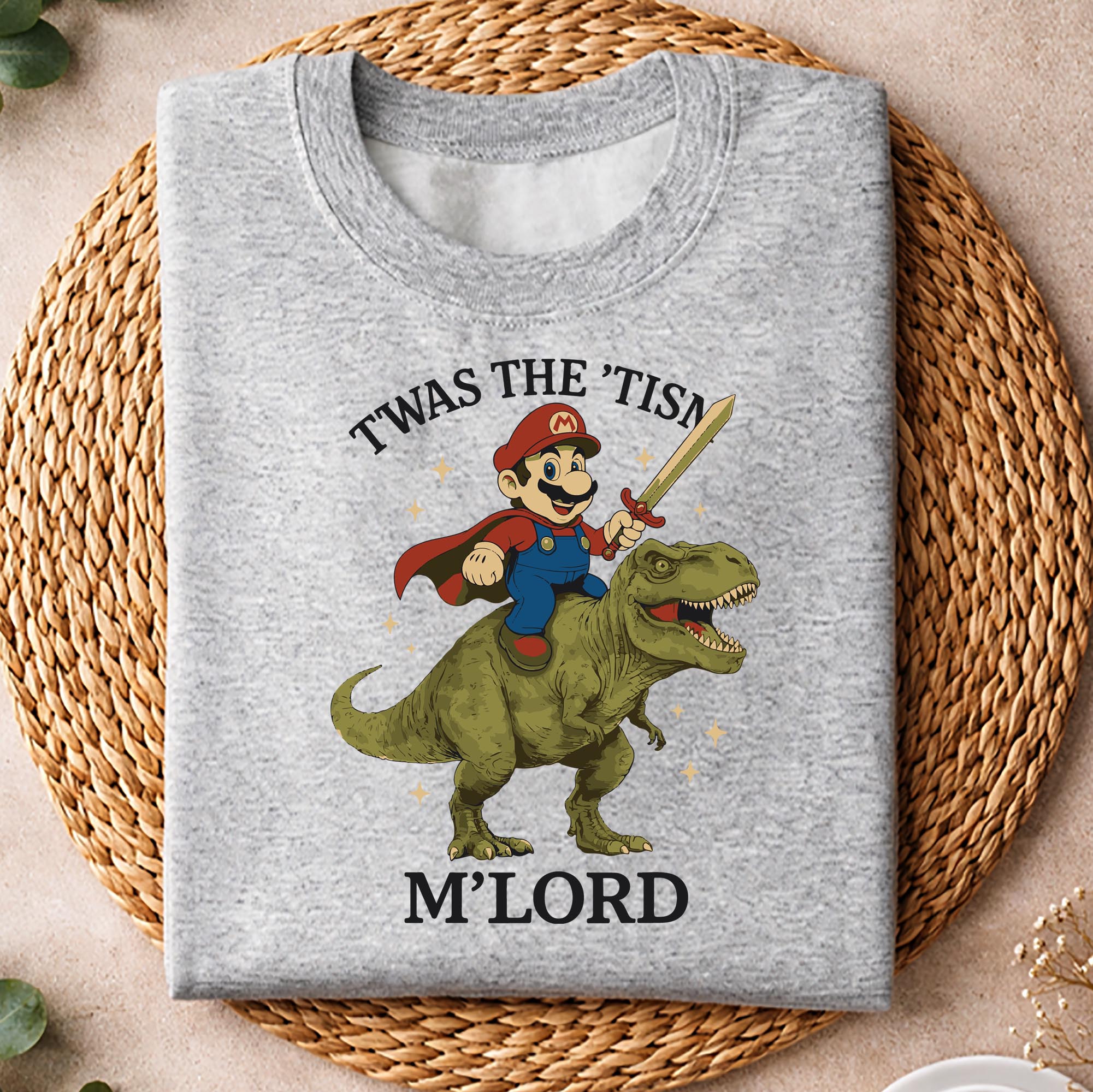 Super Mario TWAS The Tism M Lord Raccoon Riding Dinosaur SVG PNG 2 Super Mario TWAS The Tism M Lord Raccoon Riding Dinosaur SVG PNG - Image 2