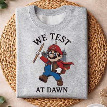 Alternative view of Super Mario Test Day Coordinator Teacher Testing Day Exam SVG PNG