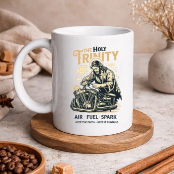 TheHolyTrinityAirFuelSparkKeepTheFaithmug