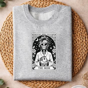 Alternative view of The Mom Tarot Card Skeleton Mother SVG PNG