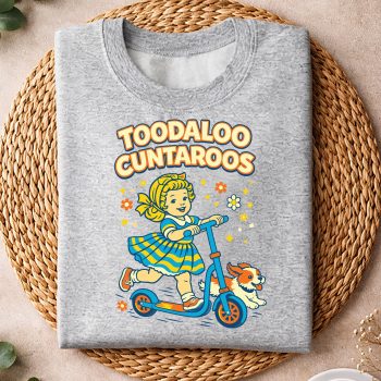 Alternative view of Toodaloo Cuntaroos Retro Quote SVG PNG