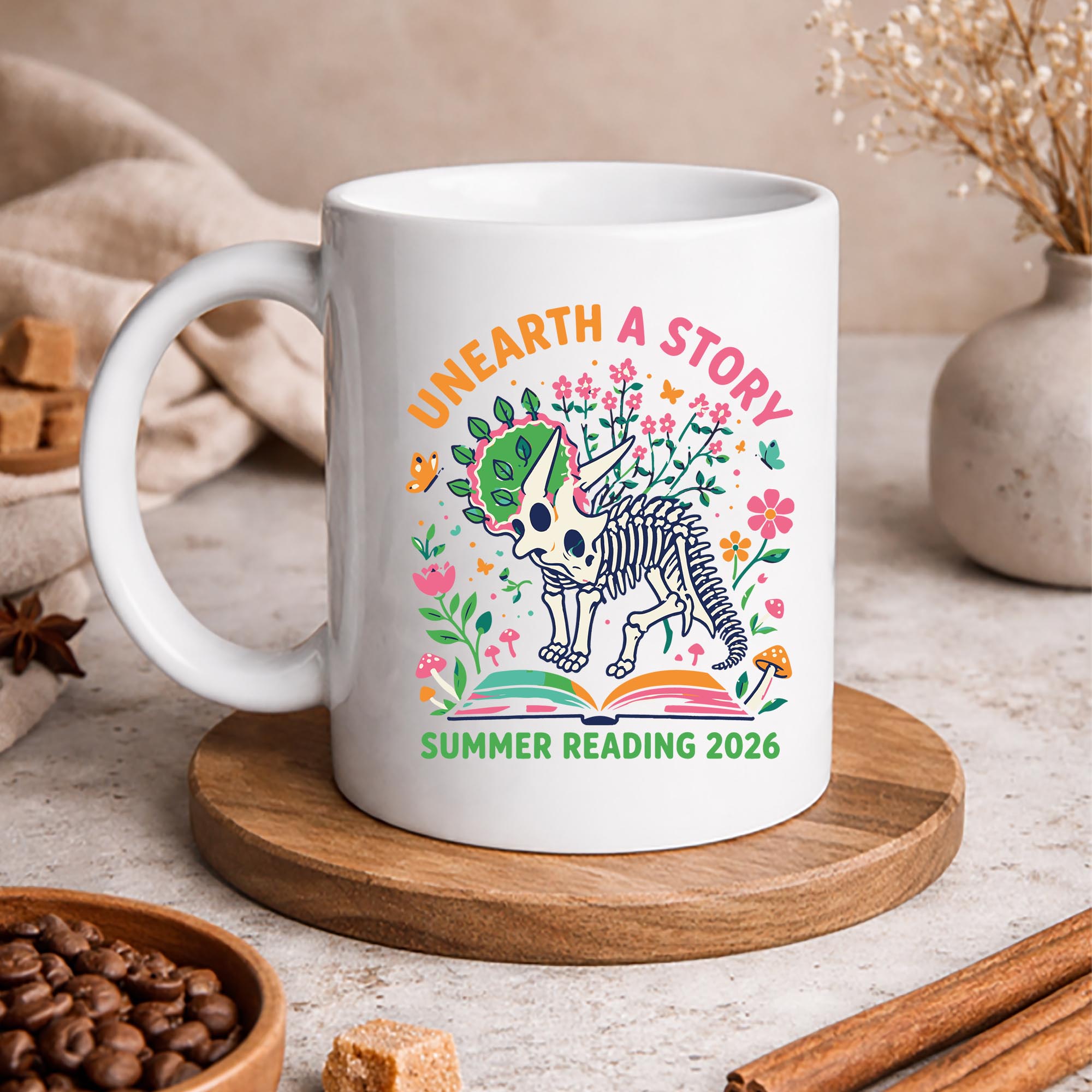 Reading, Unearth a Story Summer Reading 2026 Dino Skeleton SVG PNG 3 Reading, Unearth a Story Summer Reading 2026 Dino Skeleton SVG PNG - Image 3