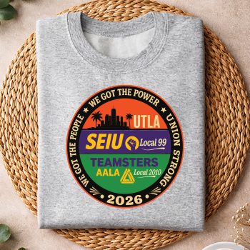 Alternative view of Vintage Labor Movement UTLA SEIU AALA We Got The People SVG PNG