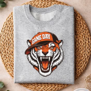 Alternative view of Vintage Tiger Game Day SVG PNG