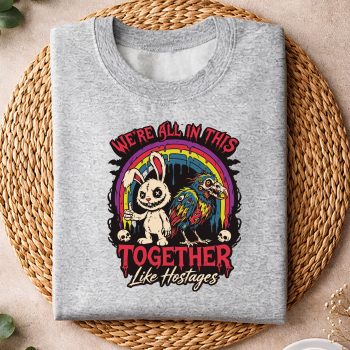 Alternative view of We Are All in This Together Like Hostages Goth SVG PNG