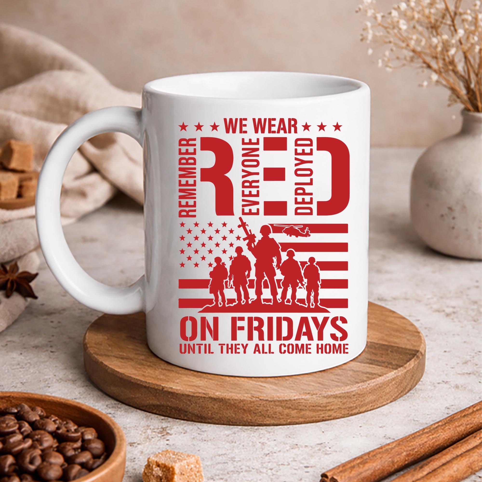 We Wear RED on Friday Remember Everyone Deployed SVG PNG 3 We Wear RED on Friday Remember Everyone Deployed SVG PNG - Image 3