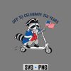 Raccoon 250 Patriot SVG, 250 Anniversary USA Flag Raccoon 250 Years 250th Anniversary SVG PNG 6 250AnniversaryUSAFlagRaccoon250Years250thAnniversary