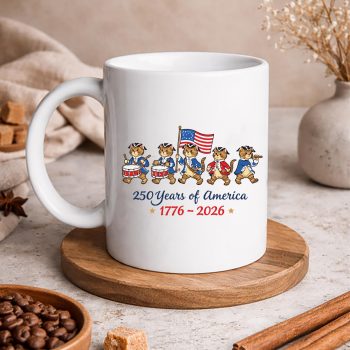 Cats 250 Patriot SVG, 250 Years of America Cats Patriotic Cat SVG PNG 5 250YearsofAmericaCatsPatrioticCatmug