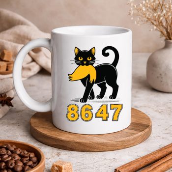 Trump Cat, 86 47 Black Cat Vintage Funny Mystery Numbers Cat SVG PNG 5 8647BlackCatVintageFunnyMysteryNumbersCatmug