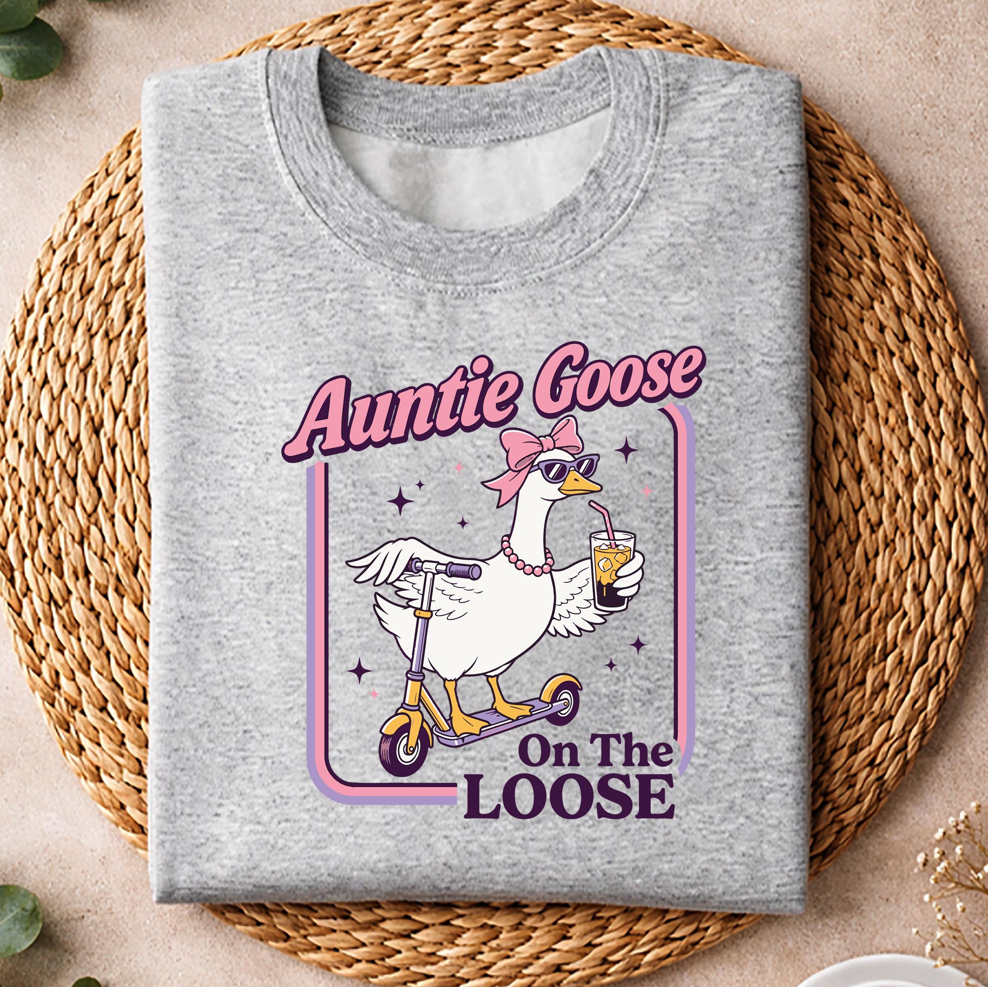 Auntie Goose SVG, Auntie Goose On The Loose Funny Aunt Goose SVG PNG 2 Auntie Goose SVG, Auntie Goose On The Loose Funny Aunt Goose SVG PNG - Image 2