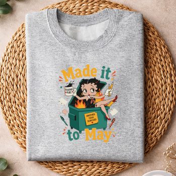 Last Day Betty Boop SVG, Betty Boop Made It to May Dumpster Teacher Last Day of School SVG PNG 4 BettyBoopMadeIttoMayDumpsterTeacherLastDayofSchoolsweater