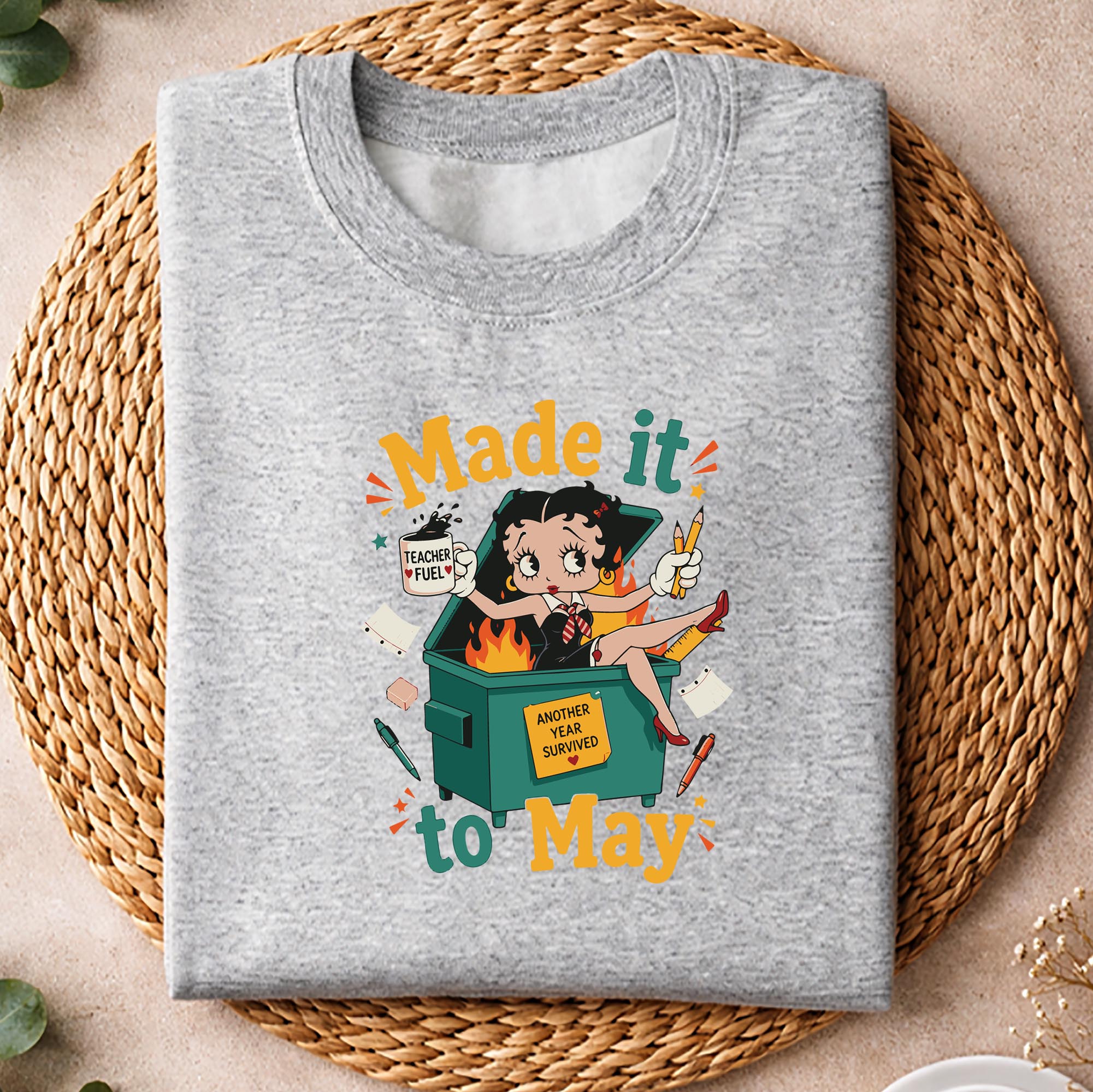 Last Day Betty Boop SVG, Betty Boop Made It to May Dumpster Teacher Last Day of School SVG PNG 2 Last Day Betty Boop SVG, Betty Boop Made It to May Dumpster Teacher Last Day of School SVG PNG - Image 2