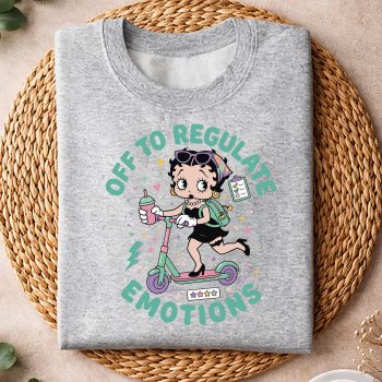 Alternative view of Betty Boop Mental Health SVG, Betty Boop Mental Health Off to Regulate Emotions SVG PNG