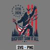 Bigfoot 250 Years SVG, Bigfoot Saw It All 250 Years 1776 2026 4th of July USA Flag SVG PNG 7 BigfootSawItAll250Years177620264thofJulyUSAFlag