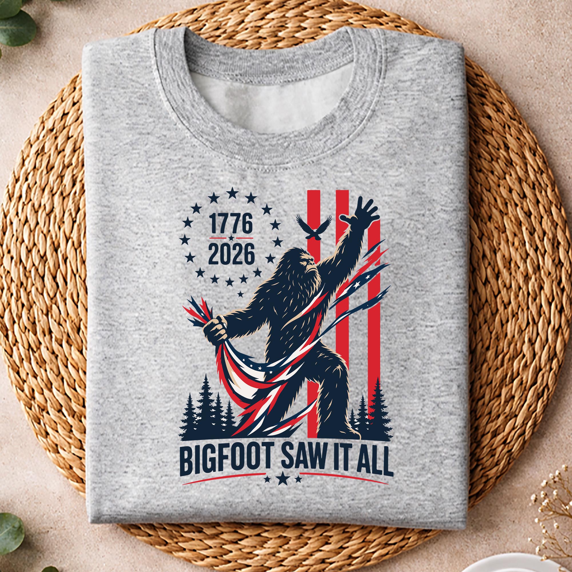 Bigfoot 250 Years SVG, Bigfoot Saw It All 250 Years 1776 2026 4th of July USA Flag SVG PNG 2 Bigfoot 250 Years SVG, Bigfoot Saw It All 250 Years 1776 2026 4th of July USA Flag SVG PNG - Image 2