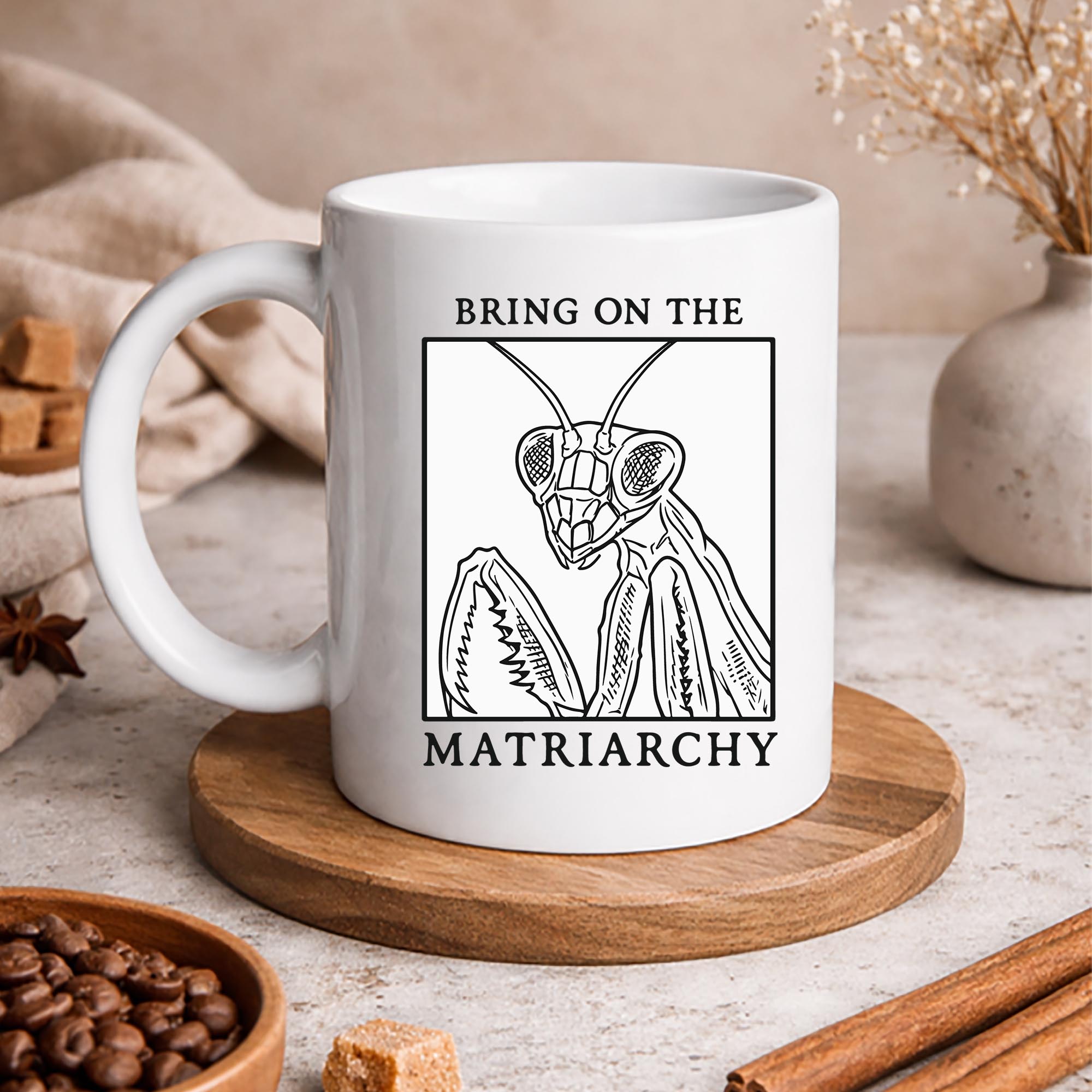 Matriarchy Praying Mantis SVG, Bring On The Matriarchy Praying Mantis Feminist SVG PNG 3 Matriarchy Praying Mantis SVG, Bring On The Matriarchy Praying Mantis Feminist SVG PNG - Image 3