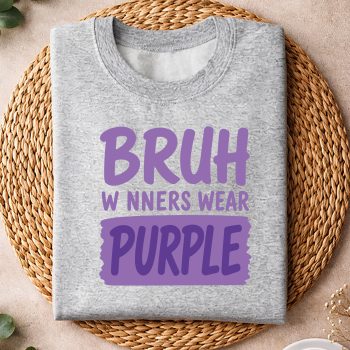 Alternative view of Purple Field Day SVG, Bruh Winners Wear Purple Funny Teacher Kid Field Day Games SVG PNG