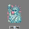 BrushstrokeStatueofLibertyBlowingBubbleGum4thofJuly