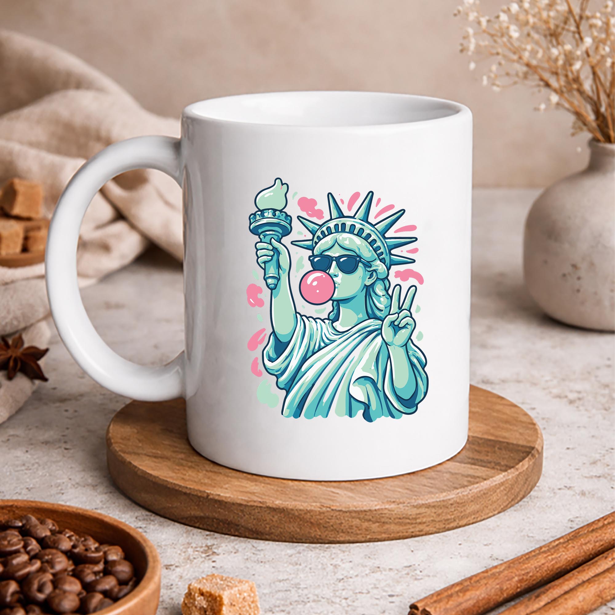 Statue Liberty Bubble SVG, Brushstroke Statue of Liberty Blowing Bubble Gum 4th of July SVG PNG 3 Statue Liberty Bubble SVG, Brushstroke Statue of Liberty Blowing Bubble Gum 4th of July SVG PNG - Image 3